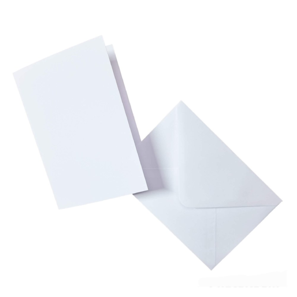 5x7 White Cards And Envelopes 50s Kandm Evans Trading Ltd